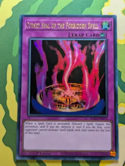Cursed Seal of the Forbidden RA03-EN076 Ultra Rare 1st Edition YuGiOh TCG Card - Image 1
