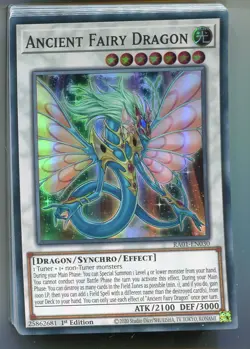 Yu-Gi-Oh! Ancient Fairy Dragon Super Rare english RA01-EN030 Antiker Feen Drache - Image 1