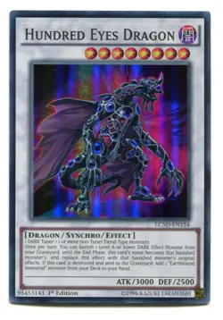 Yu-Gi-Oh! Hundred Eyes Dragon Super Rare LC5D-EN154 Hundertaugiger Drache eng - Image 1