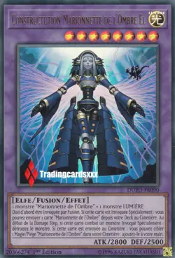 ♦Yu-Gi-Oh!♦ Constructution Marionnette de l'Ombre El: DUPO-FR090 -VF/Ultra Rare- - Image 1