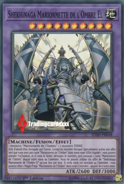 ♦Yu-Gi-Oh!♦ Shekhinaga Marionnette de l'Ombre El : SDSH-FR048 -VF/Super Rare- - Image 1