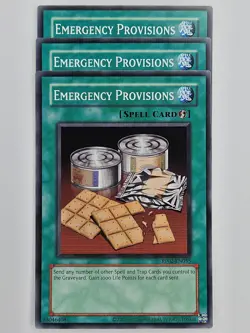 Yu Gi Oh - 3x RP02-EN055 Emergency Provisions - Common - Image 1