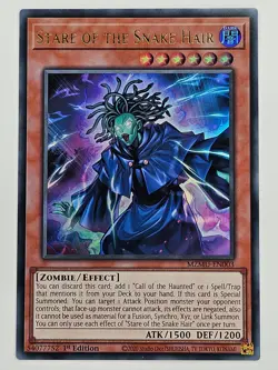 YuGiOh - MZMU-EN003 Stare of the Snake Hair - Ultra Rare - Image 1