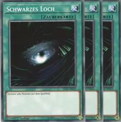 yugioh 3x Schwarzes Loch YS18-DE025 COMMON 1Auflage Deutsch - Image 1