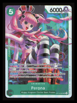 OP14-033 Perona SR Azure Sea’s Seven One Piece TCG English NM TCG - Image 1
