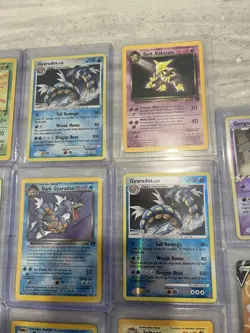 Nintendo Gyarados & Dark Alakazam Holo Foil Lot Pokemon TCG (15 Cards, Vintage) - Image 4