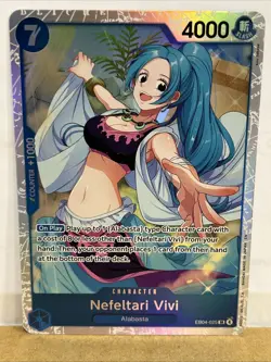 Nefeltari Vivi EB04-025 SR | One Piece Card Game | The Azure Sea’s Seven | NM - Image 1