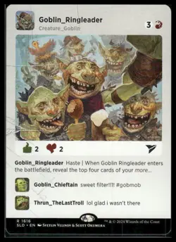 MTG Secret Lair Drop Series Goblin Ringleader #1616 NM - Exact Card Shown - Image 1