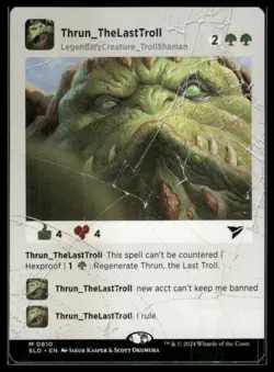 MTG Secret Lair Drop Series Thrun, the Last Troll #810 NM - Exact Card Shown - Image 1