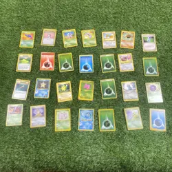 Lot Of 28 Pokemon TCG Base Set Cards /64 Trainer Energy More - Image 1
