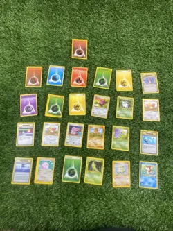 Lot Of 25 Pokemon TCG Base Set Cards /64 Trainer Energy More - Image 1