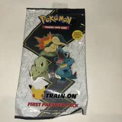 Pokemon TCG First Partner Pack JOHTO 25th Anniversary Train On Oversized Cards 820650809675 - Image 1