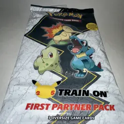 Pokemon TCG First Partner Pack JOHTO 25th Anniversary Train On Oversized Cards 820650809675 - Image 4