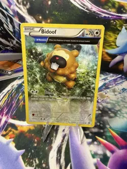 Bidoof 117/160 Pokemon TCG Card Primal Clash - Image 1