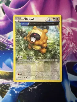 Bidoof 117/160 Pokemon TCG Card Primal Clash - Image 3