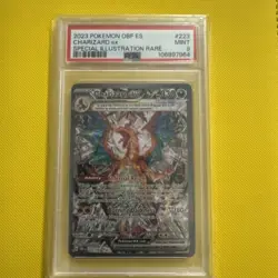 PSA 9 MINT - Charizard ex 223/197 Obsidian Flames SIR Pokemon Card TcG - Image 1