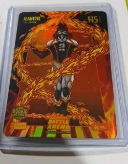 Bo Jackson Battle Arena Jeanetic #BF-145 First Edition Rookie Inspired Fire Card - Image 1