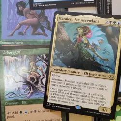 Maralen, Fae Ascendant ***FAERIES/ELF*** TRIBAL COMMANDER DECK OF 100 MTG Cards - Image 1