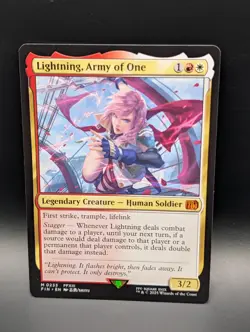 MTG - Lightning, Army of One - Legendary Creature - FIN #233 - Mythic - NM - Image 1