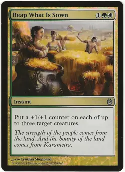 MTG Reap What is Sown FOIL Born of the Gods Uncommon LP - Image 1