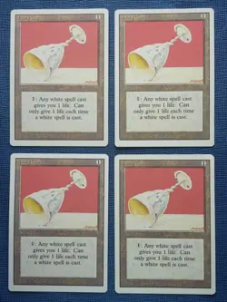 MTG 4x Ivory Cup x4 LP Revised 3rd Edition Magic Playset Old School Artifact - Image 1