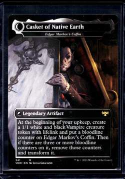 Dracula the Voyager - Edgar, Charmed Groom #341 (NM) Crimson Vow VOW Magic MTG - Image 2