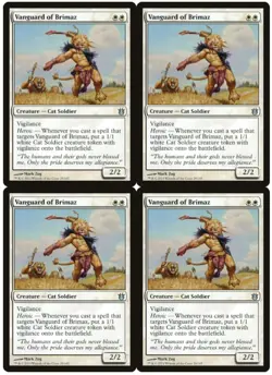 MTG Vanguard of Brimaz x4 Born of the Gods Uncommon NM Playset - Image 1