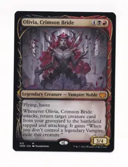 Magic the Gathering Innistrad Crimson Vow #315 Olivia, Crimson Bride - Image 1