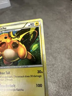 Pokemon Raichu 30/30 HGSS Trainer Kit Holofoil Rare Holo TCG - Image 4