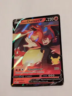 Lance's Charizard V SWSH133 - Pokemon TCG Black Star Promo Celebrations - Mp - Image 1