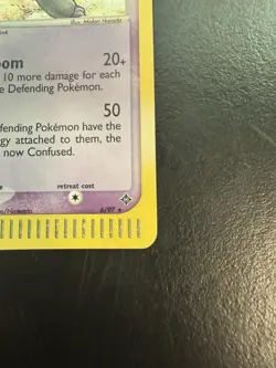 Pokemon TCG Grumpig EX Dragon Holo Card 6/97 LP - Image 2