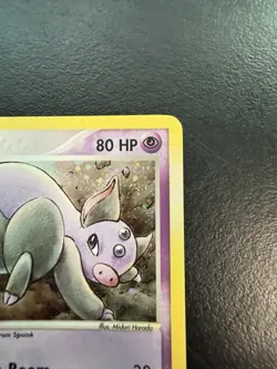 Pokemon TCG Grumpig EX Dragon Holo Card 6/97 LP - Image 5