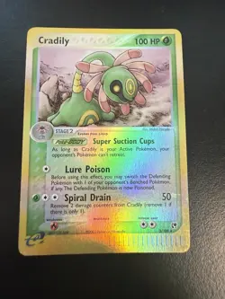 Pokemon TCG Cradily Reverse Holo Sandstorm 3/100 LP - Image 1