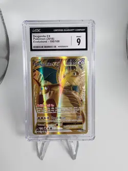 2016 Pokemon XY Evolutions #106 FA Dragonite Ex CGC 9 - Image 1