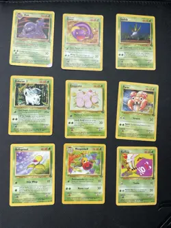 Vintage Pokemon Binder Collection Base Set NM-HP Condition 1999 WOTC TCG Lot #27 - Image 1