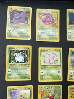 Vintage Pokemon Binder Collection Base Set NM-HP Condition 1999 WOTC TCG Lot #27 - Image 2