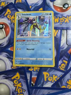 Inteleon (043/198) Rapid Strike Sword Shield - Holo Rare Pokemon - Near Mint - Image 1