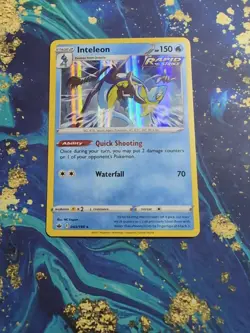 Inteleon (043/198) Rapid Strike Sword Shield - Holo Rare Pokemon - Near Mint - Image 4
