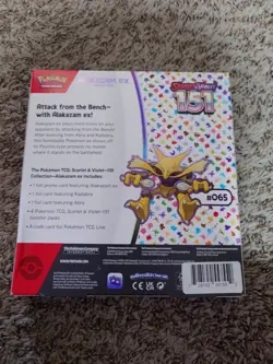 Pokemon -151 Alakazam ex Collection Box 820650855269 - Image 2