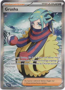 Pokemon Grusha Full Art Entwicklungen in Paldea PAL 253/193 NM DE - Image 1