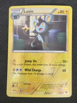 Pokemon Luxio 44/99 Reverse Holo Black & White Next Destinies - Image 1