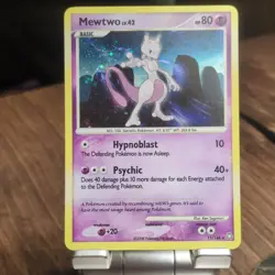 Pokemon Mewtwo Legends Awakened Reverse Holo Rare 11/146 HP80 2008 English - Image 1