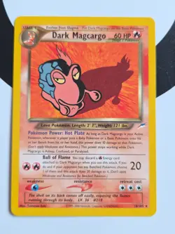 Pokemon Dark Magcargo 18/105 Rare Neo Destiny- LP Condtion - Image 1