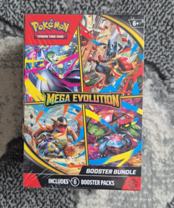 New/Sealed Pokemon TCG: Mega Evolution Booster Bundle (6 Booster Packs) - Image 1