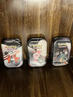 Pokemon TCG Unova Mini Tin - Bundle of 3 SEALED New Mini Tins - Image 1
