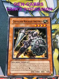 CARTE Yu Gi Oh CHEVALIER ROUAGES ANCIENTS GLAS-FR029 1ere edition GOOD - Image 1