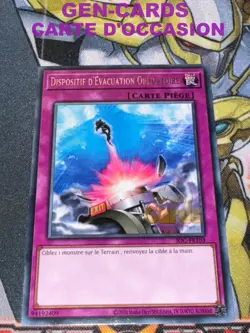 CARTE Yu Gi Oh DISPOSITIF D'EVACUATION OBLIGATOIRE IOC-FR103 25TH - Image 1