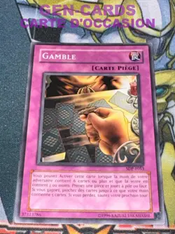 CARTE Yu Gi Oh GAMBLE SDP-F053 EXCELLENT G02 - Image 1