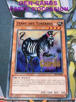 CARTE Yu Gi Oh ZEBRE DES TENEBRES SRL-FR084 25TH - Image 1