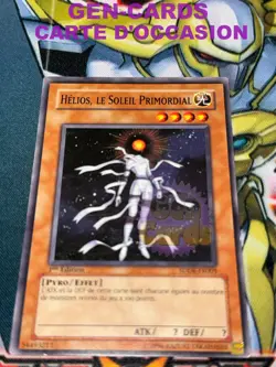 CARTE Yu Gi Oh HELIOS, LE SOLEIL PRIMORDIAL SDDE-FR005 1ere edition EC - Image 1